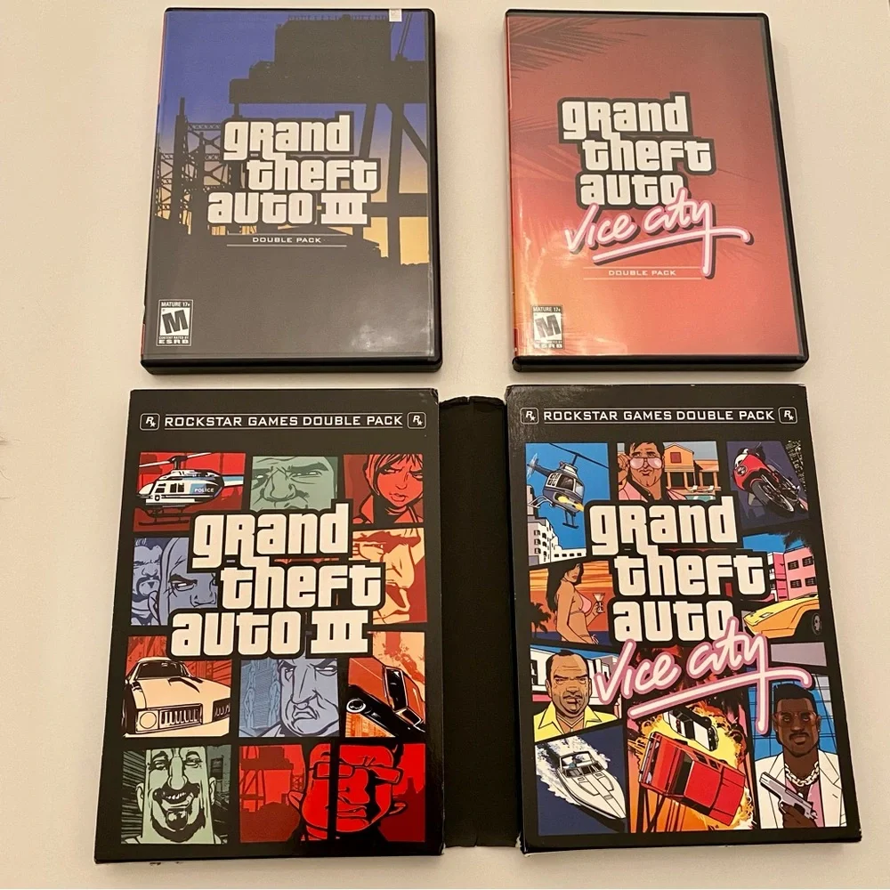 Grand Theft Auto Double Pack Greatest Hits Sony PlayStation 2 | III & Vice City